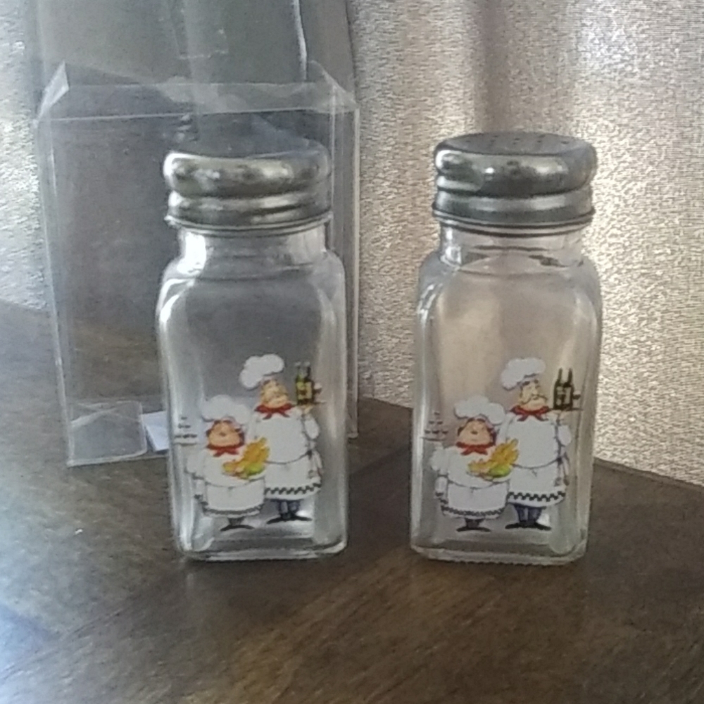 Cheif Salt and Pepper Shakers